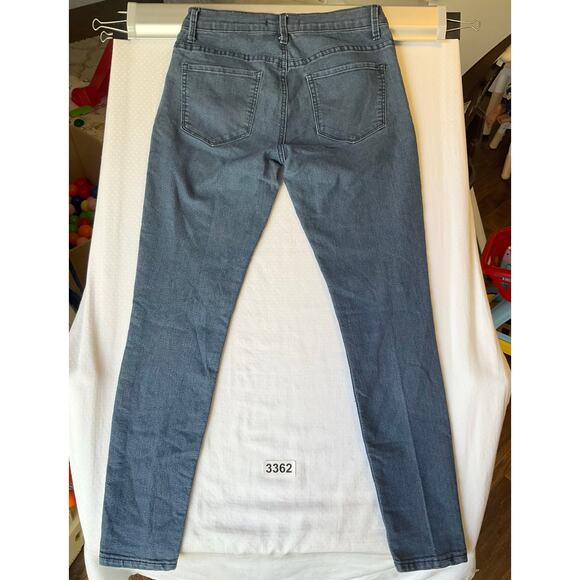FOREVER 21 Women Skinny Jeans size 26 US Blue Mid Rise Stretch - Picture 11 of 11